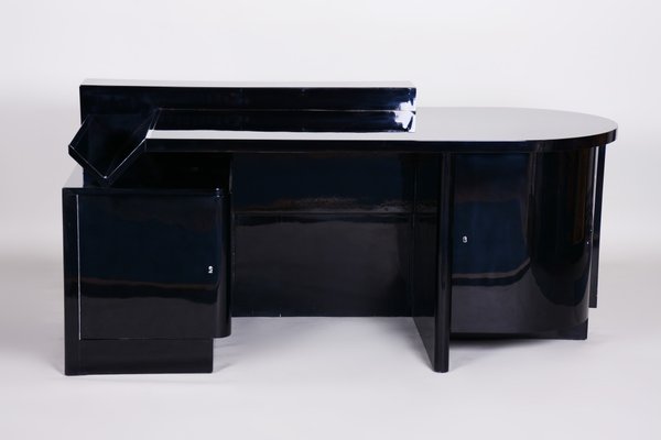 Czech Art Deco Black Desk By Ludvik Kysela 1920s Bei Pamono Kaufen