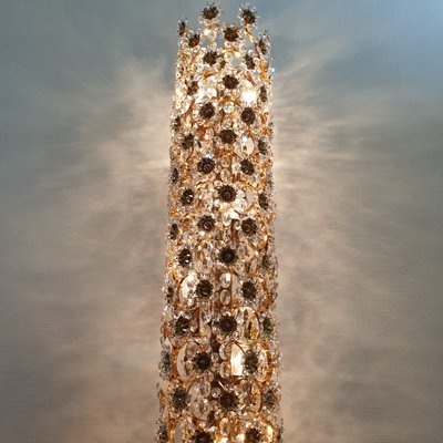 gold chandelier floor lamp