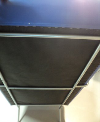 Blauer Italienischer Liegesessel Aus Vinyl Von Ikea 1980er Bei