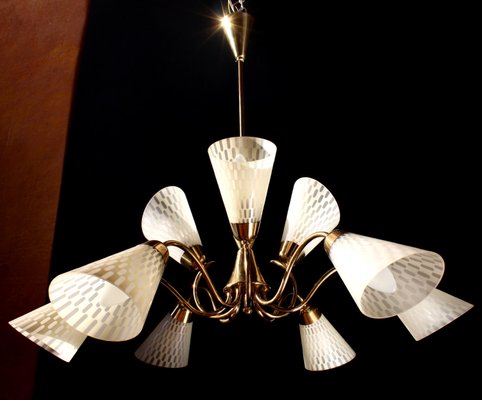 German Butterfly Ceiling Lamp 1950s