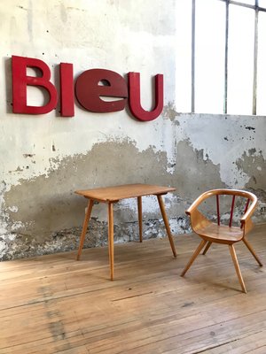 Mid Century Childrens Desk And Chair Set From Baumann For Sale At