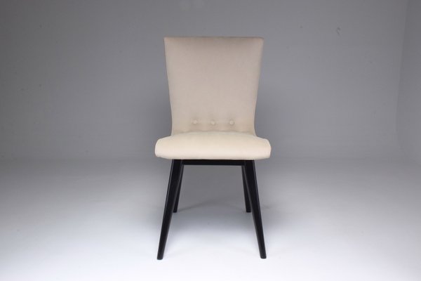 Mid Century Scandinavian Dining Chairs, Blush Dining Chairs Set Of 4