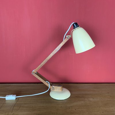 Metal And Wood Maclamp Table Lamp By Terence Conran For Habitat