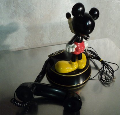 mickey mouse toy phone 1980s