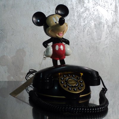 Vintage Mickey Mouse Telephone From Superfone Holland 1980s For Vintage Mickey Mouse Telephone From