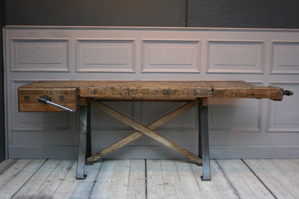Metal Carpenter Bench 1920s For Sale At Pamono
