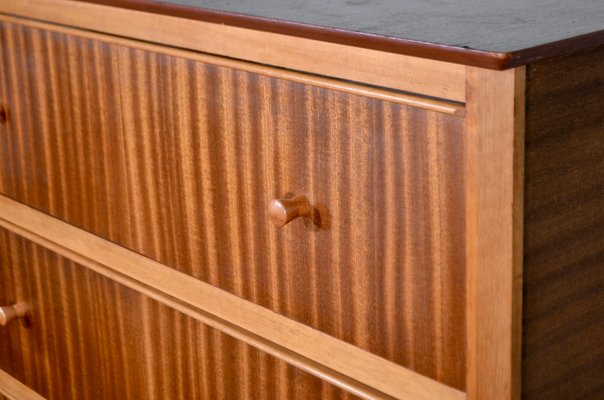 Tigerwood And Beech Chest Of Drawers 1960s For Sale At Pamono