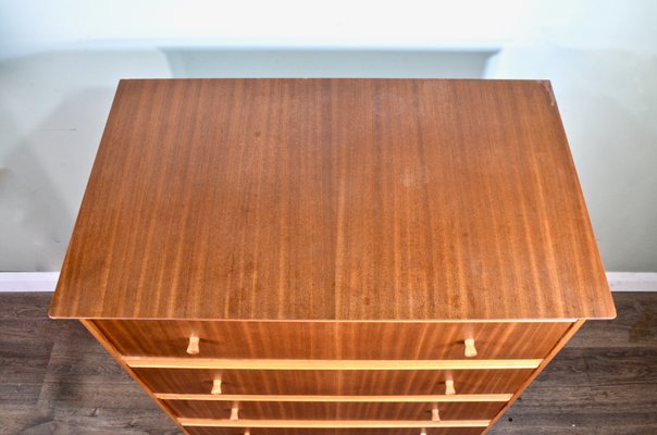 Tigerwood And Beech Chest Of Drawers 1960s For Sale At Pamono