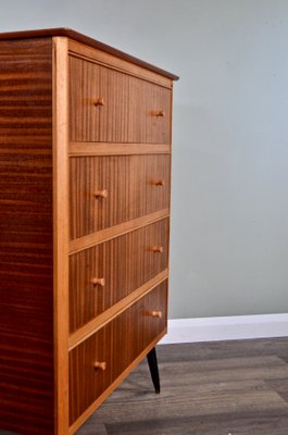 Tigerwood And Beech Chest Of Drawers 1960s For Sale At Pamono