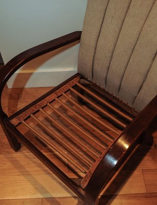 Art Deco Oak Armchair From Parker Knoll 1930s For Sale At Pamono