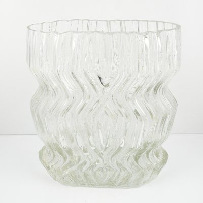 Large Mid Century German Glass Vase By Tapio Wirkkala For