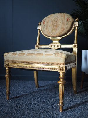 Sedia Luigi Xvi Antica Dorata In Vendita Su Pamono