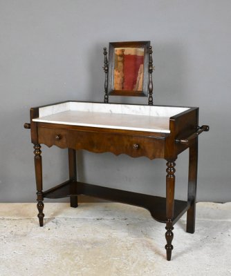 Antique French Washstand With Mirror 1920s For Sale At Pamono