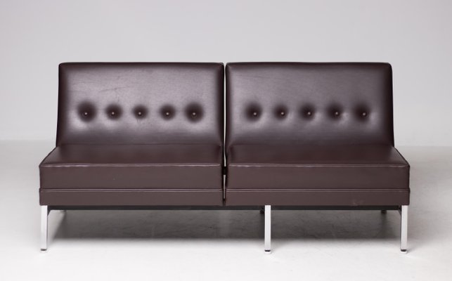 Divano Con Poggiapiedi Di George Nelson Per Herman Miller 1964 Set Di 3 In Vendita Su Pamono
