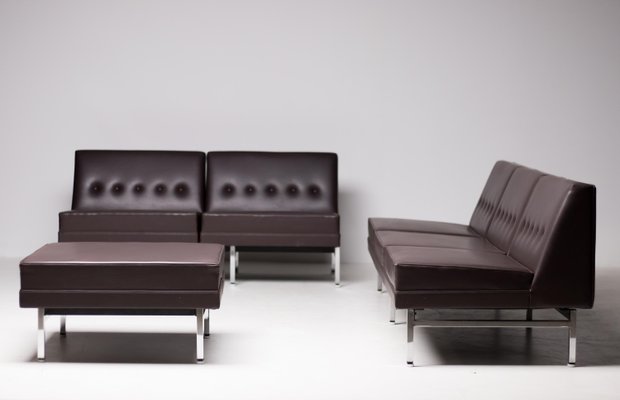 Living Room Sofa And Ottoman Set By George Nelson For Herman