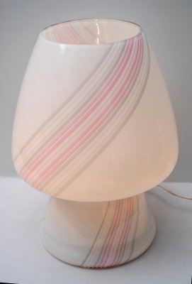 Murano Glass Mushroom Table Lamp From Maestri Muranesi 1980s For Sale At Pamono