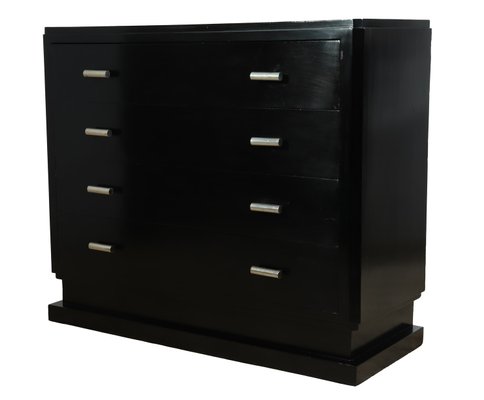 Art Deco Black Lacquer Dresser 1930s For Sale At Pamono