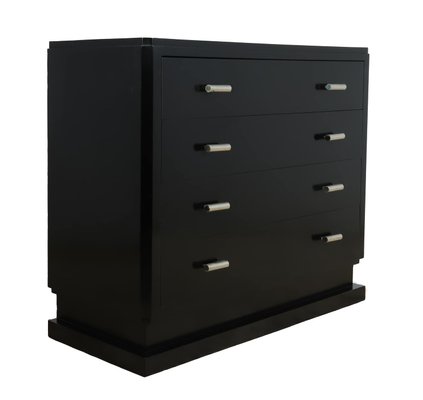 Art Deco Black Lacquer Dresser 1930s For Sale At Pamono