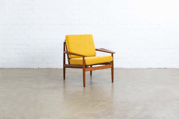 Mid Century Teak Danish Lounge Chair By Arne Vodder For Glostrup 1960s For Sale At Pamono