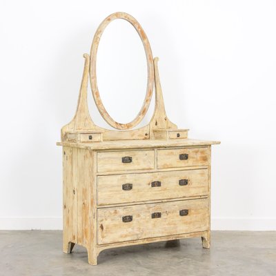 Antique Swedish Pine Dressing Table For Sale At Pamono