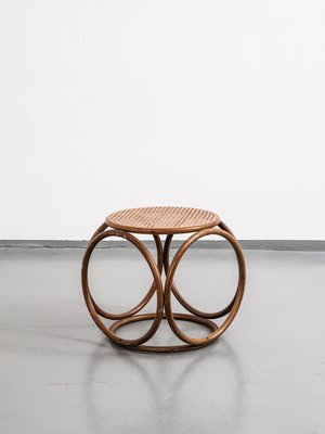 Antique Bentwood Circular Stool From Thonet For Sale At Pamono