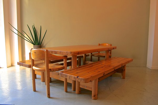 Dining Table Benches By Rainer Daumiller 1960s Set Of 3 For