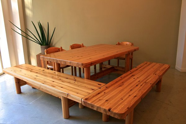 Dining Table Benches By Rainer Daumiller 1960s Set Of 3 For