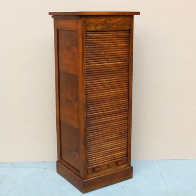 Vintage Oak Filing Cabinet For Sale At Pamono