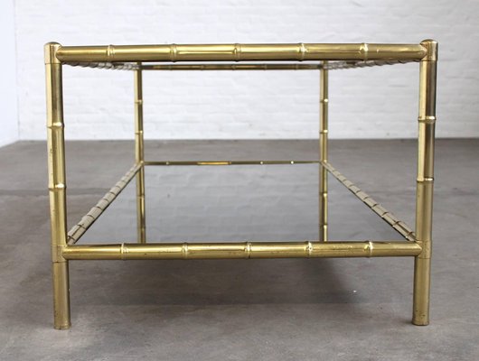 Gold bamboo coffee table top