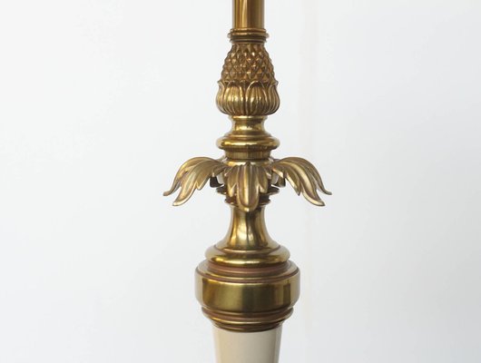 Hollywood Regency Table Lamps From, Stiffel Brass Pineapple Table Lamp