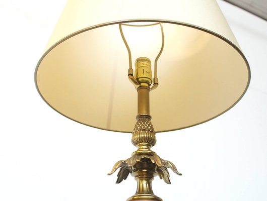 Stiffel hollywood regency lamps top