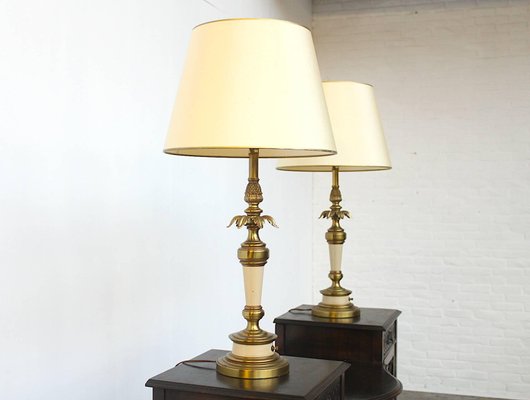 Hollywood Regency Table Lamps From, Stiffel Crystal Table Lamps