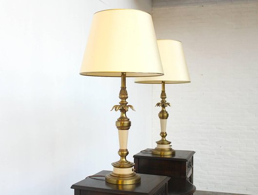 Vintage hollywood regency table lamps clearance