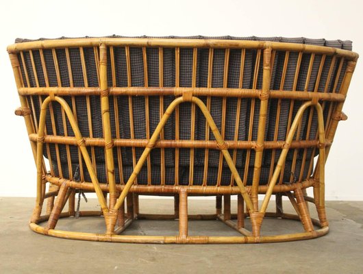 Rattan And Bamboo Sofa 1960s For Sale At Pamono