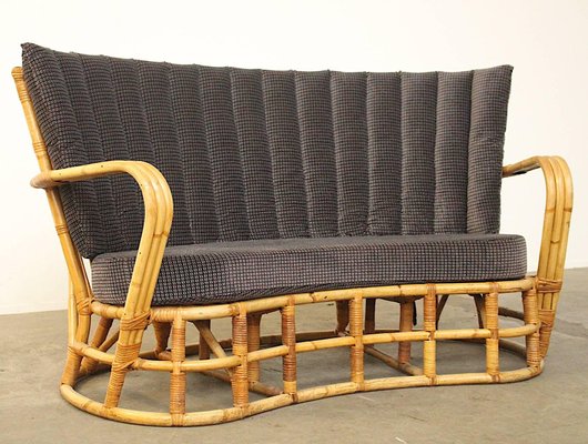 Rattan and Bamboo Sofa 1960s