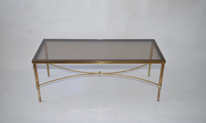 Hollywood Regency Brass Coffee Table 1970s For Sale At Pamono