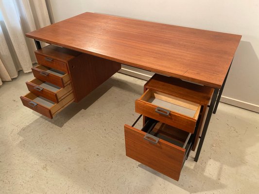 Bauhaus Desk By Herbert Hirche For Christian Holzapfel 1950s For