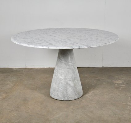 Vintage Carrara Marble Dining Table By Angelo Mangiarotti For Sale At Pamono