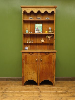 Antique Victorian Pine Kitchen Dresser For Sale At Pamono