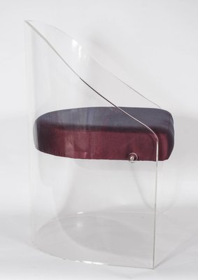 Lucite Vintage Desk And Chair Set Of 2 For Sale At Pamono