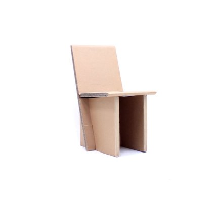 Cardboard box chair discount