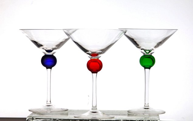 Murano Martini Glass From Cenedese 1960s Set Of 6 For Sale At Pamono