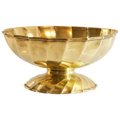 Large Italian Brass Bowl From Metal Art 1950s For Sale At Pamono