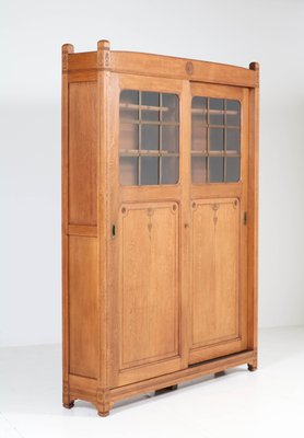 Antique Art Nouveau Oak Cabinet 1900s Bei Pamono Kaufen