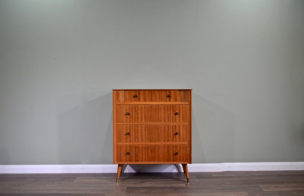 Mid Century Teak And Brass Dresser From Austinsuite 1960s For