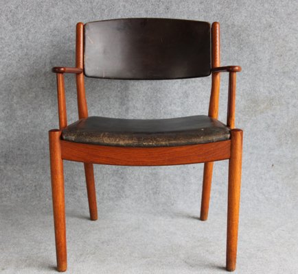 Danish Oak J62 Armchair by Poul Volther for FDB, 1963 for Danish Oak J62 Armchair by Poul Volther for FDB, 1963 for