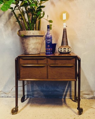 Mid Century Danish Teak Cabinet By Arne Vodder 1960s Bei Pamono