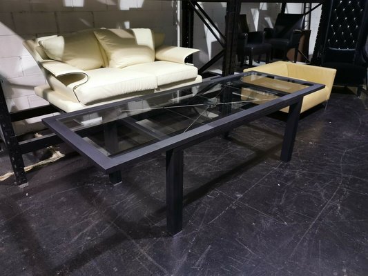 Glass Dining Table By Roche Bobois 1990s For Sale At Pamono