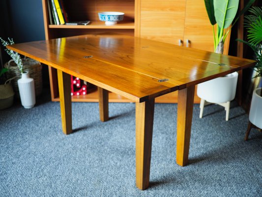 Teak Fold Out Dining Table 1960s For Sale At Pamono