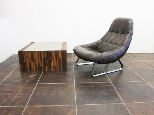 Leather Lounge Chair By Percival Lafer 1970s For Sale At Pamono